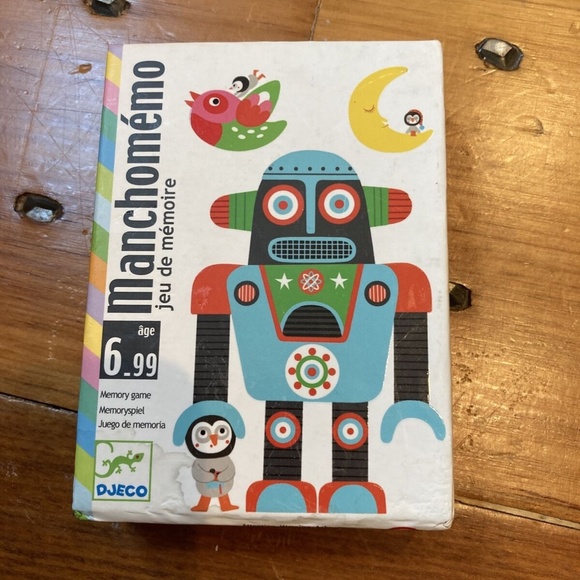 French DJECO Manchomemo Memory Game Ages 6-99 - Picture 2 of 5